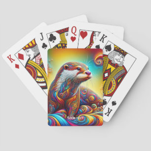 Baralho Fantasy Cute Otter Colors Dance