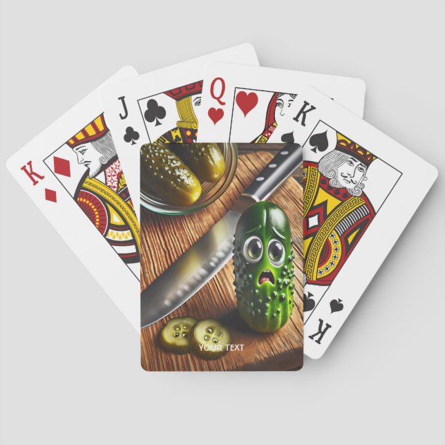 Baralho Fantasy Cute Pickles Conselho Jar (Verso)