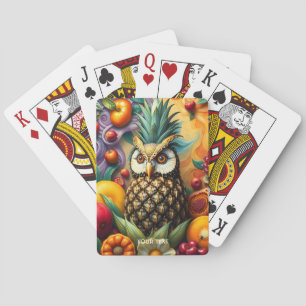 Baralho Fantasy Cute Serene Pineapple Owl