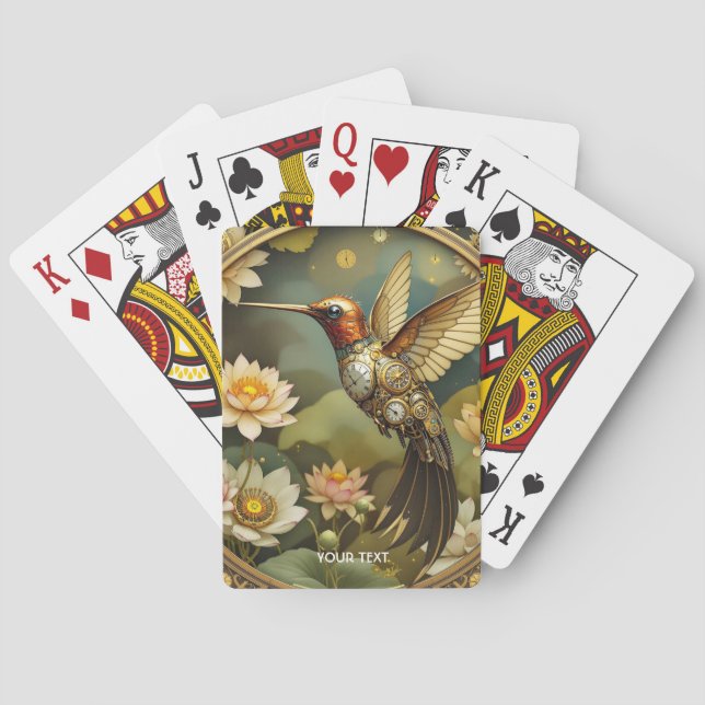 Baralho Fantasy Cute Steampunk Bird (Verso)