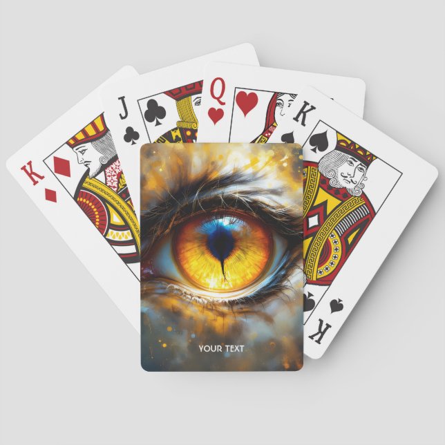 Baralho Fantasy Cute Tiger Orange Eye (Verso)
