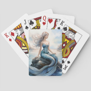 Baralho Fantasy Sereia Jogando Cartões