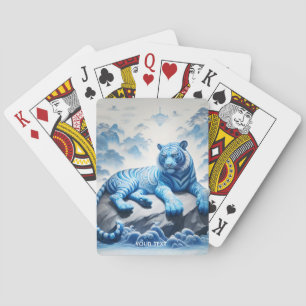 Baralho Fantasy Tigre Azul Chinês