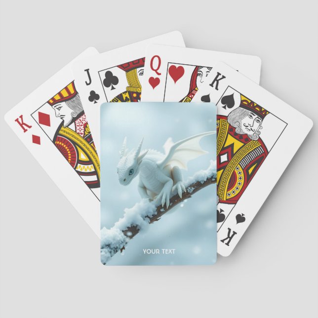 Baralho Fantasy White Baby Dragon (Verso)