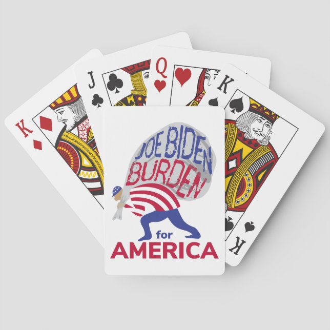 Baralho Fardo de Joe Biden para a América (Verso)
