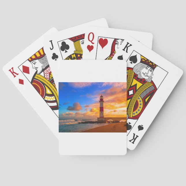Baralho Faróis | Farol de Itapuã Brasil (Verso)