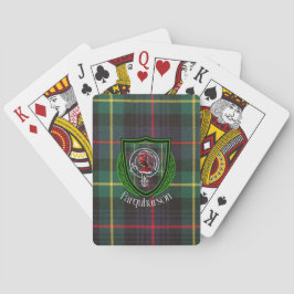 Baralho Farquharson Scottish Clan Tartan & Crest