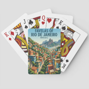 Baralho Favelas do Rio de Janeiro Brasil