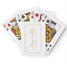 Favor de casamento clássico vintage dourado