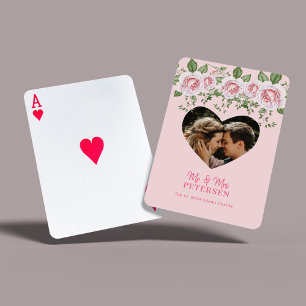 Baralho Favor de casamento de fotos personalizado