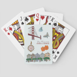 Baralho Favor de casamento em San Francisco