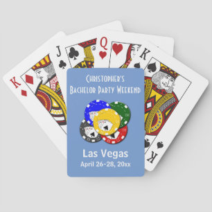 Baralho Favor de despedida de solteiro em Las Vegas Cassin