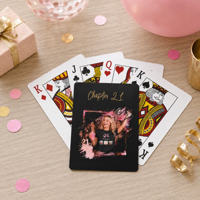 Baralho Favor de festa de aniversário do Capítulo 21 (Criador carregado)