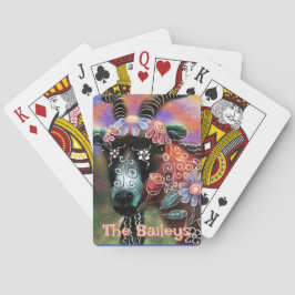 Baralho Fazenda De Capim Floral Whimsical Personalizada