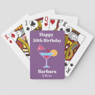 Baralho Feliz 50º aniversário Martini