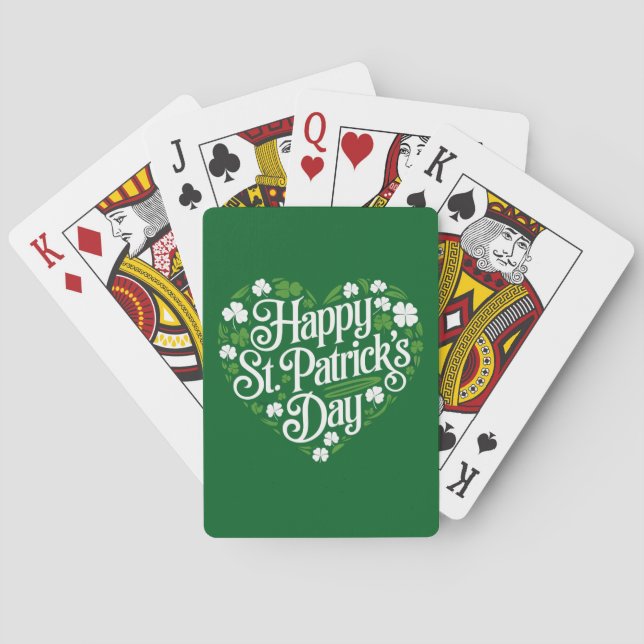 Baralho Feliz Dia de São Patrício (Verso)