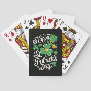 Baralho Feliz Dia de São Patrício Patrimônio Irlandês St P