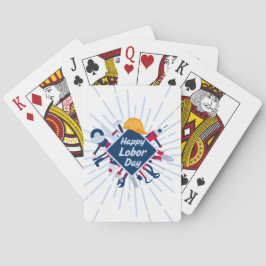 Baralho Feliz Dia do Trabalho Longo Fim de Semana
