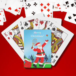 Baralho Feliz Natal Tênis do Papai Noel Feriado