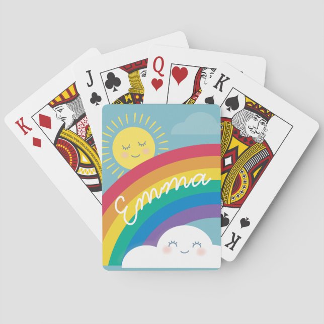 Baralho Feliz Sol - Nuvem Cólvora Rainbow (Verso)