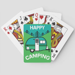 Baralho Felizes Campos Caravana Travesseiro decorativo