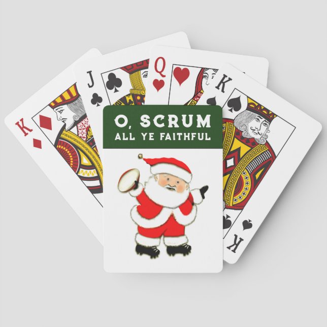 Baralho Férias de Natal de Rugby (Verso)