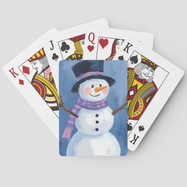 Baralho Férias de Natal do Boneco de Neve Frosty (Verso)