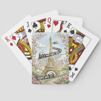 Baralho Férias em Paris, Cartas, Torre Eiffel, Arte France