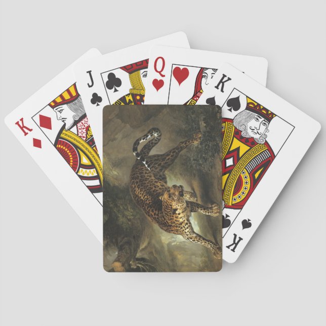 Baralho Ferocious Wild Leopard (por Jean-Baptiste Oudry) (Verso)