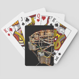 Baralho Ferris Wheel em um parque de diversões