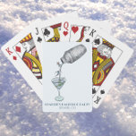 Baralho festa de despedida de solteiro com esqui<br><div class="desc">Torne a despedida de solteiro inesquecível com essas cartas de pôquer temáticas de esqui, perfeitas para os amantes de esqui e entusiastas do inverno. Se você está descendo as pistas ou relaxando no lodge, essas cartas personalizadas adicionam um toque divertido e pessoal à sua celebração. Ideais para uma noite de...</div>