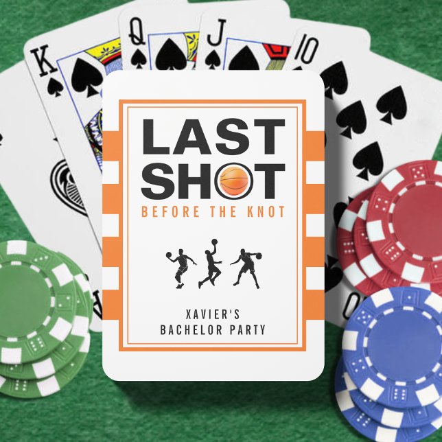 Baralho Festa de Despedida de Solteiro de Basquetebol Últi (Criador carregado)