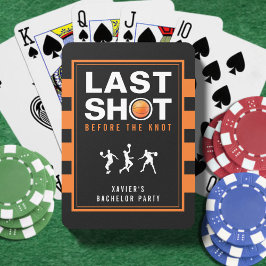 Baralho Festa de Despedida de Solteiro de Basquetebol Últi