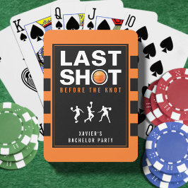 Baralho Festa de Despedida de Solteiro de Basquetebol Últi