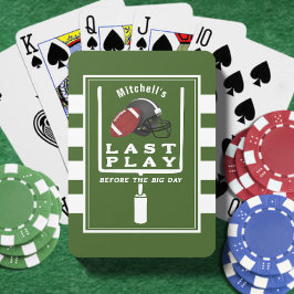 Baralho Festa de Despedida de Solteiro de Futebol Última J