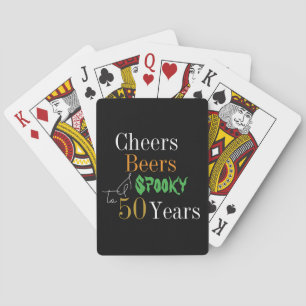 Baralho Festa de Halloween de 50 Anos Cheers Beers