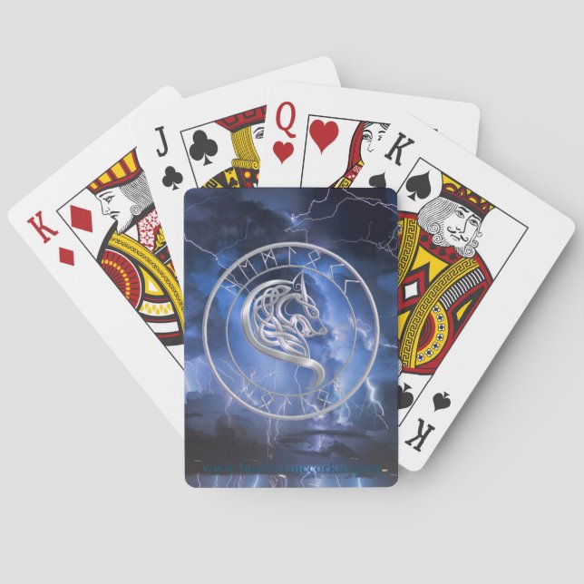 Baralho Filhos de Cartões de Jogar Fenrir (Verso)