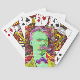 Baralho Filósofo alemão de Friedrich Nietzche existencia