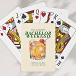 Baralho Fim de Semana do Solteiro Cocktail antigo<br><div class="desc">A suíte "Old Fashiated Bachelor Party" é uma coleção ousada e eterno projetada para um fim de semana de estilo clássico e diversão inesquecível. Centrada em uma rica paleta de cores inspirada na safra e apresentando uma aquarela impressionante de um coquetel antigo, essa coleção captura o espírito da revelação refinada....</div>