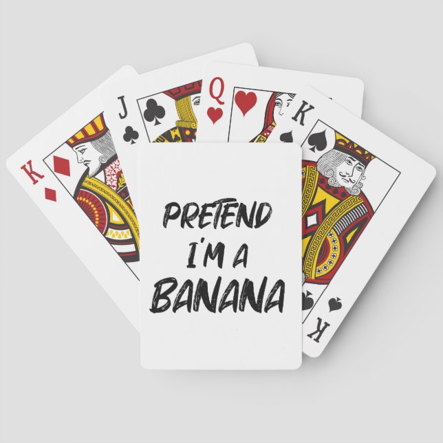 Baralho Finja que sou uma banana  (Verso)