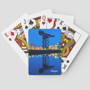 Baralho Finnieston Crane, Glasgow, Escócia Placas de jogar