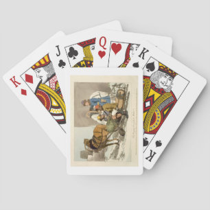 Baralho Fins Bringing Live Fish to Market, etched by the a