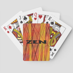 Baralho Fio preto Zen Poker cartas de jogar