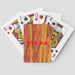 Baralho Fio vermelho Zen Poker cartas de jogar