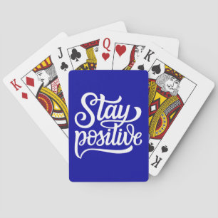 Baralho Fique Positivo Azul