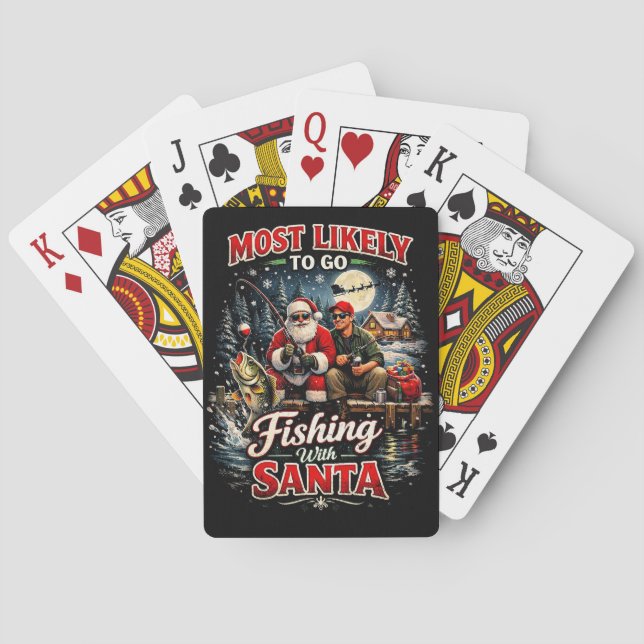 Baralho Fishing with Santa (Verso)