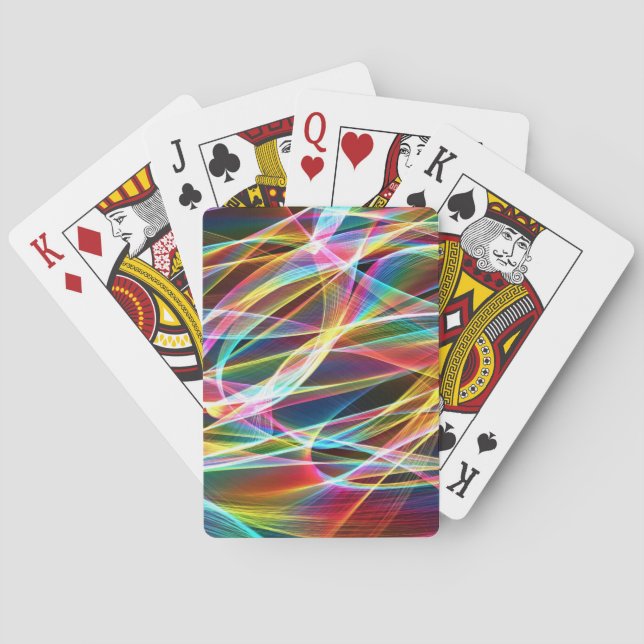 Baralho Fitas abstrato (Verso)