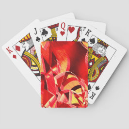 Baralho Fitas vermelhas raspadas que simulam movimento