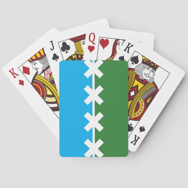 Baralho Flag of Cedar Park, Texas (Verso)