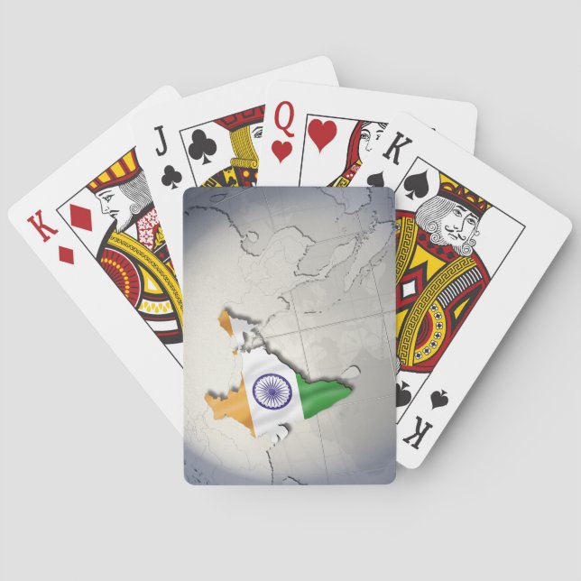 Baralho Flag of India (Verso)